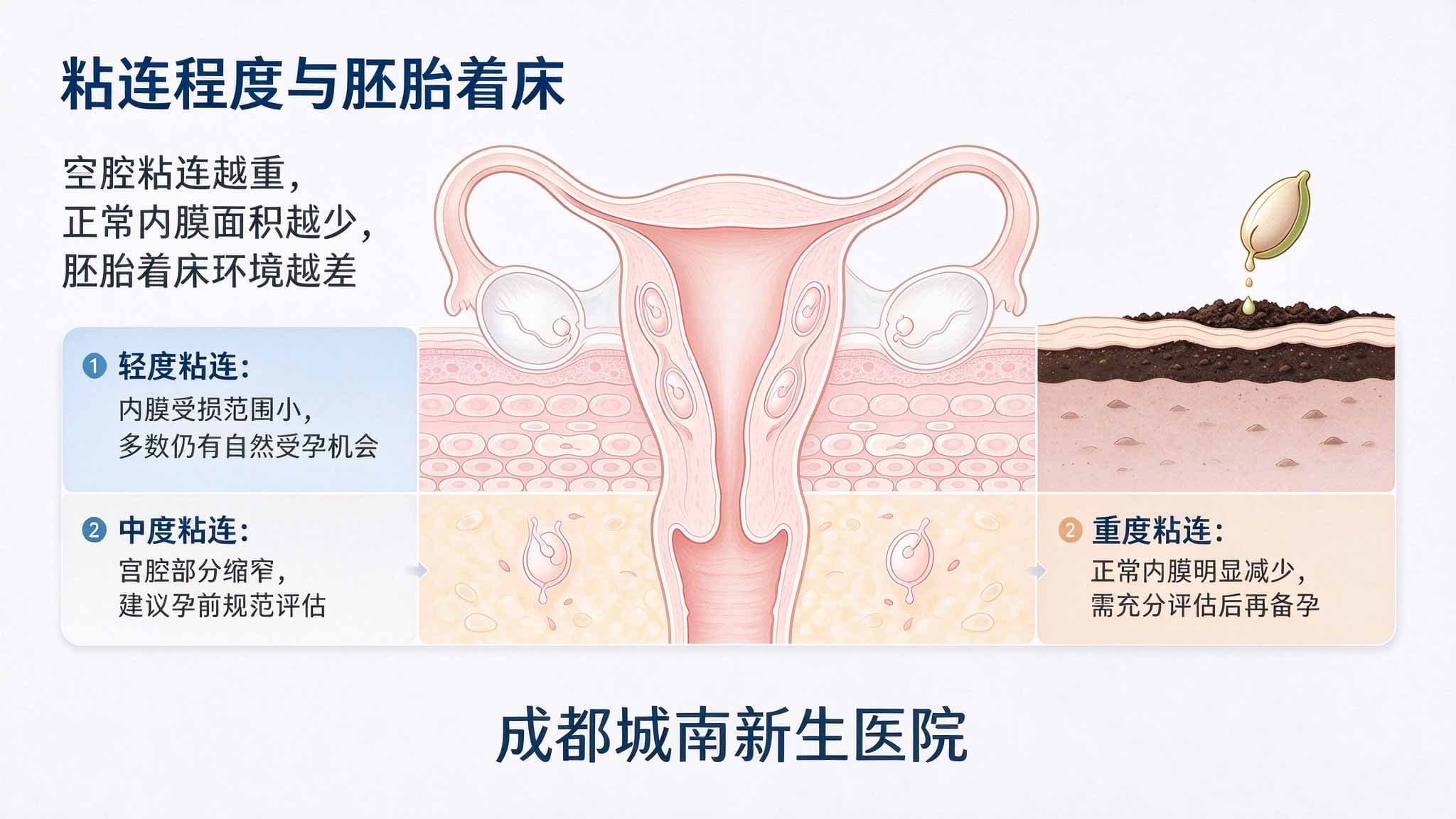 成都既往人流术后宫腔粘连，备孕该如何评估？相关图片