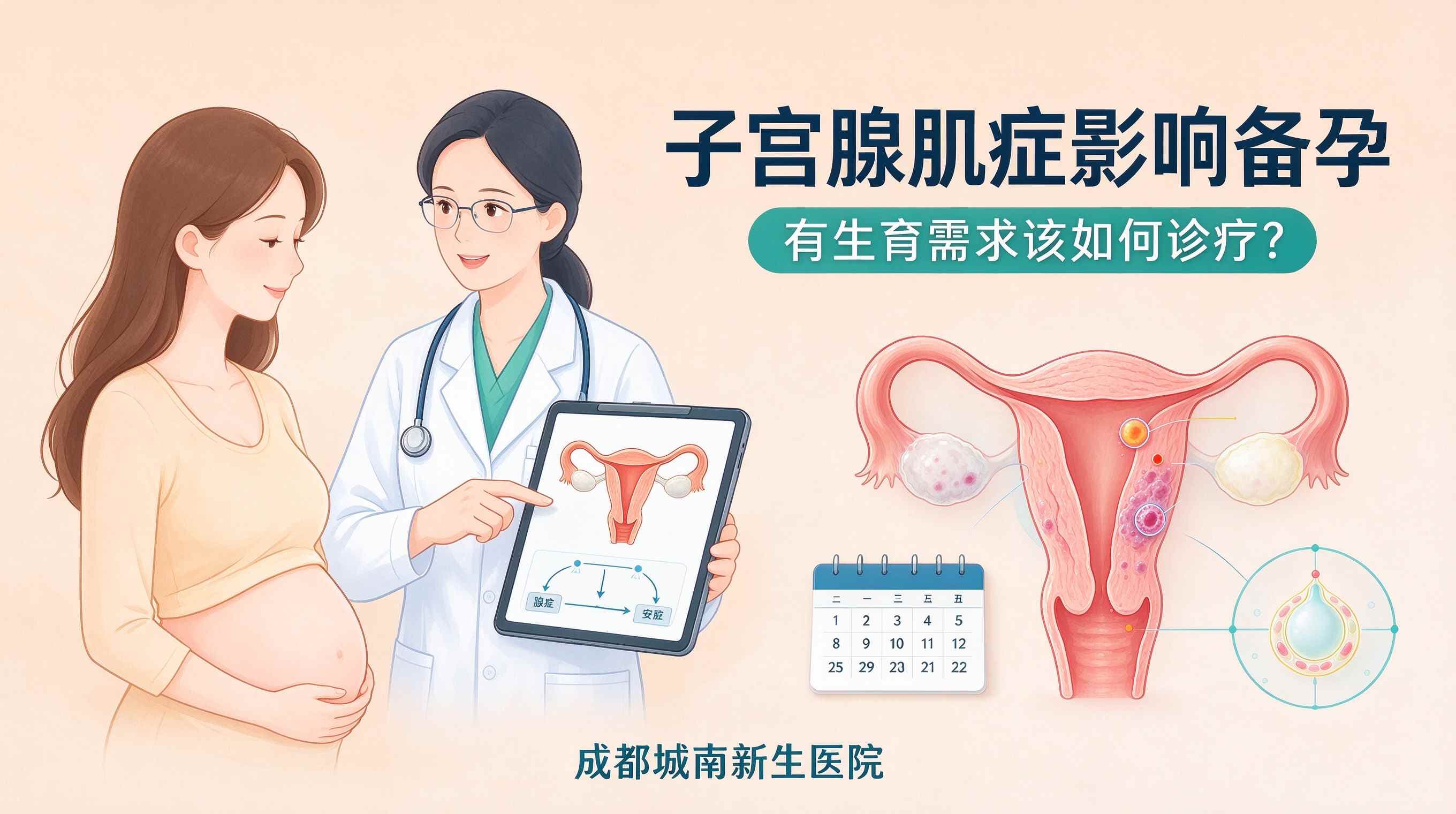 # 子宫腺肌症影响备孕，有生育需求该如何诊疗？