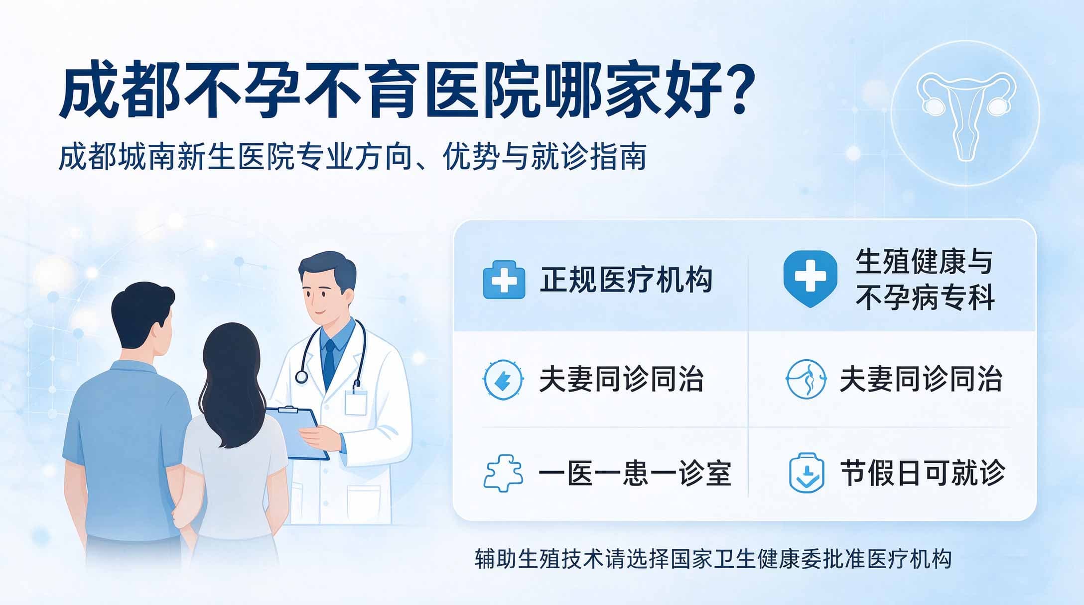 成都不孕不育医院哪家好？成都城南新生医院专业方向、优势与就诊指南