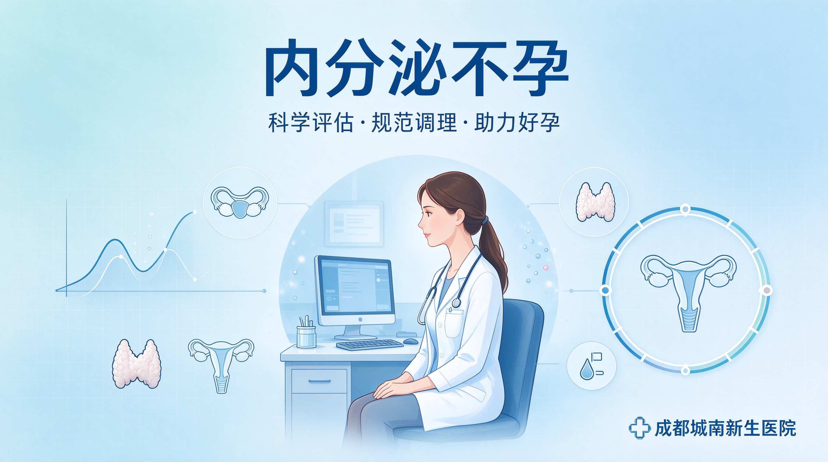 生殖内分泌科普|成都女性内分泌不孕排查流程与备孕指导
