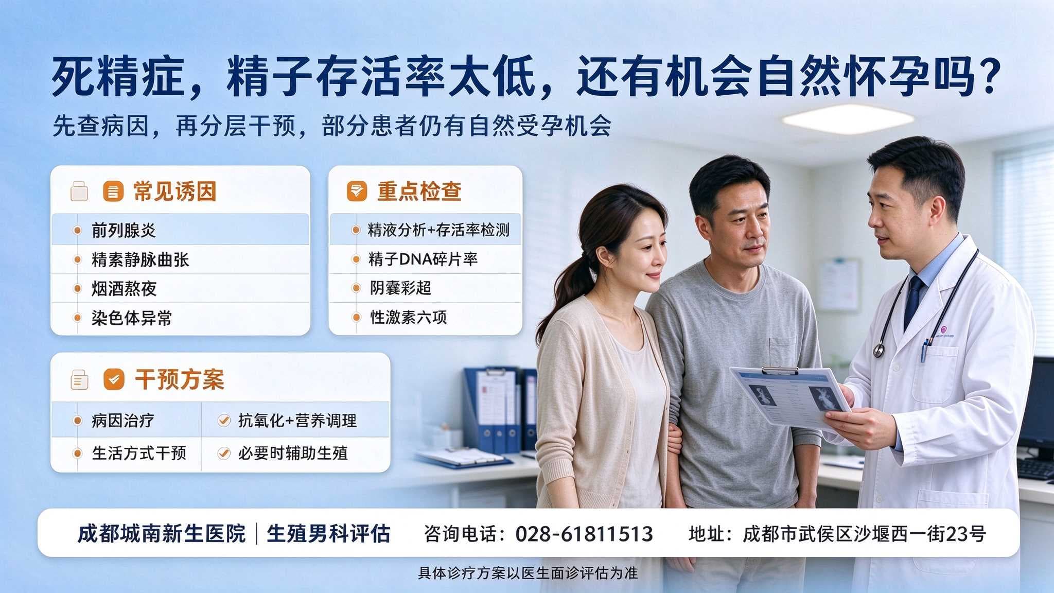 死精症,精子存活率太低,还有机会自然怀孕吗?(成都生殖男科就诊指南)