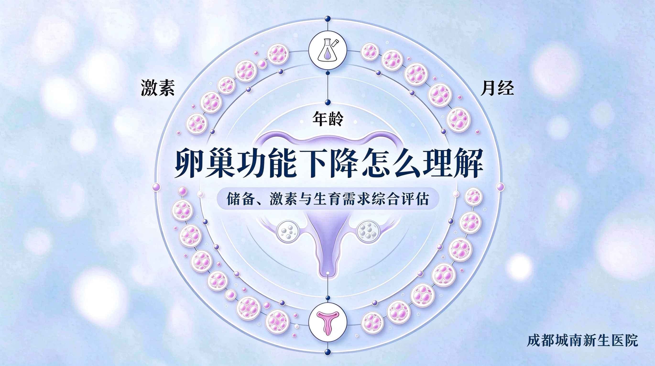 成都女性卵巢储备下降怎么办?识别预警信号及早干预