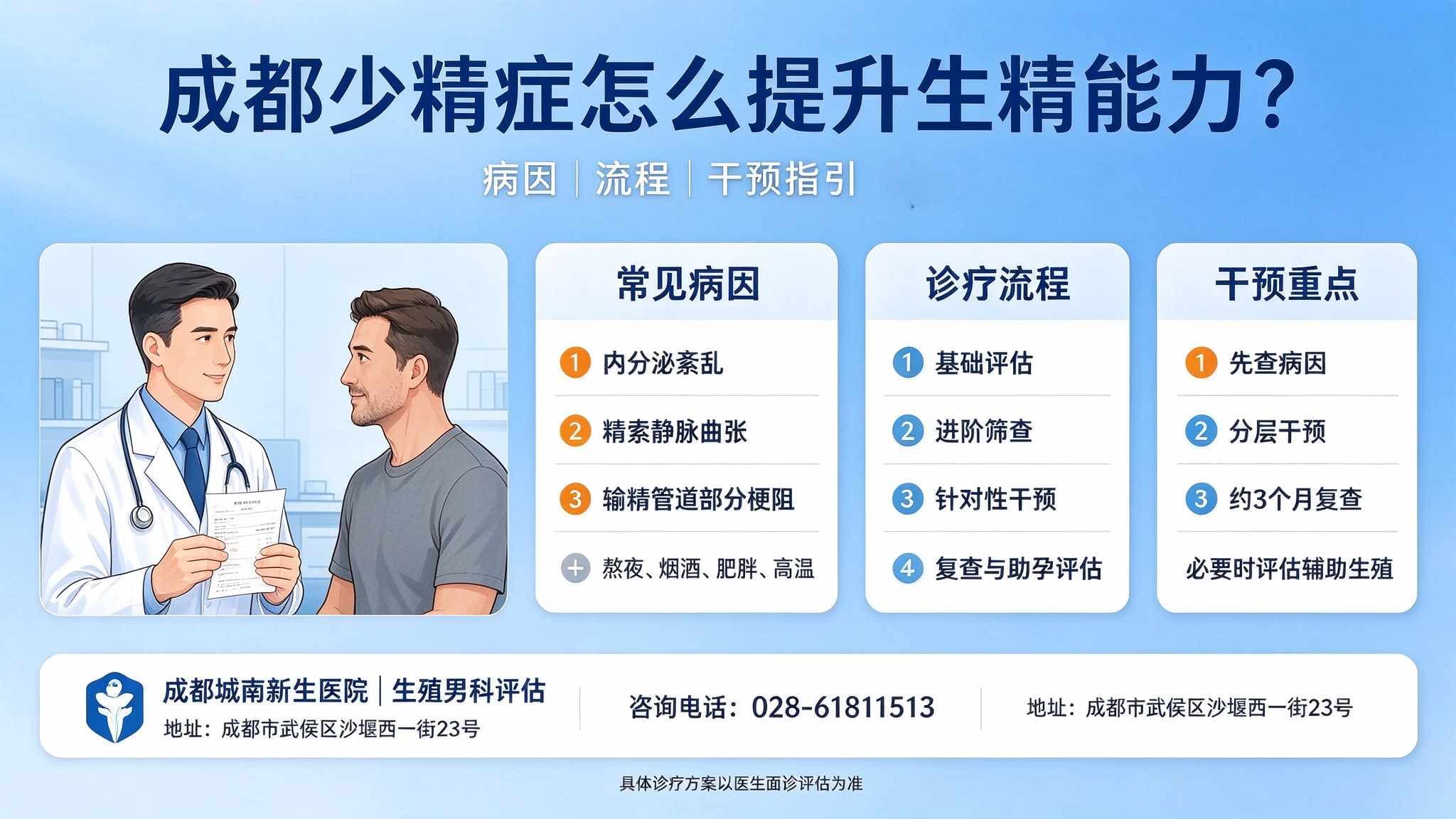 成都少精症怎么提升生精能力?成都少精症就医指引